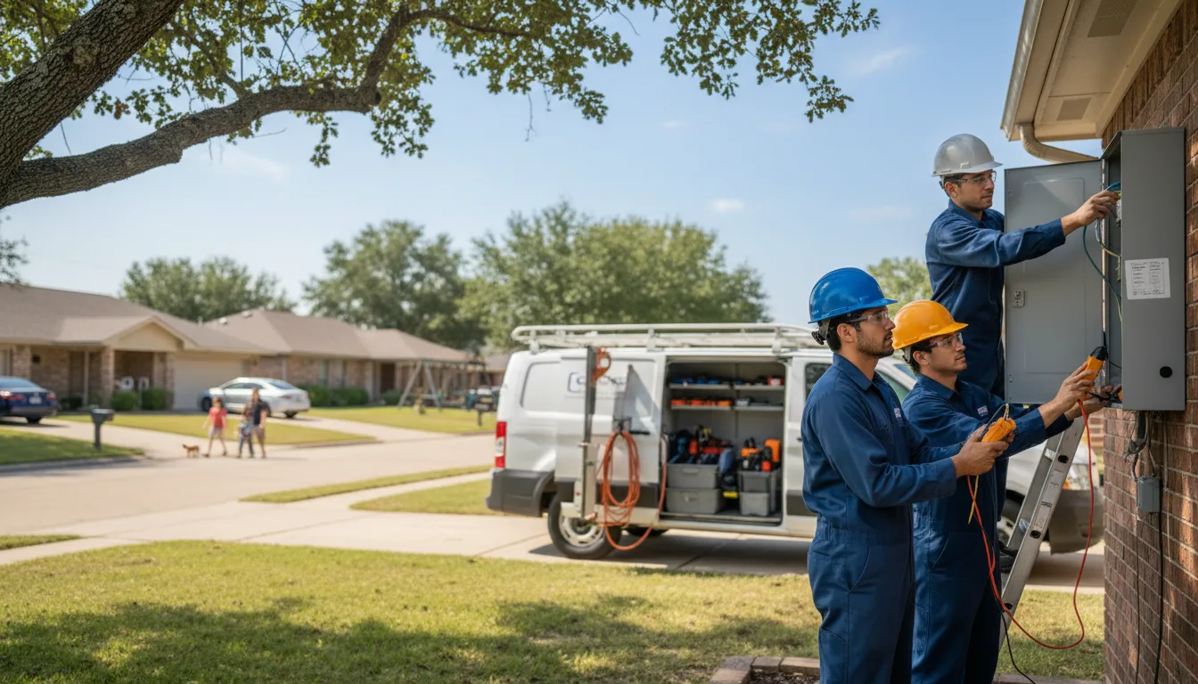 Certified electrician providing emergency electrical services in Pinch, WV